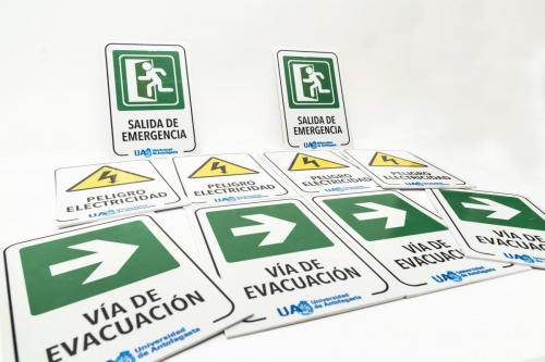 Impresión de letreros de seguridad